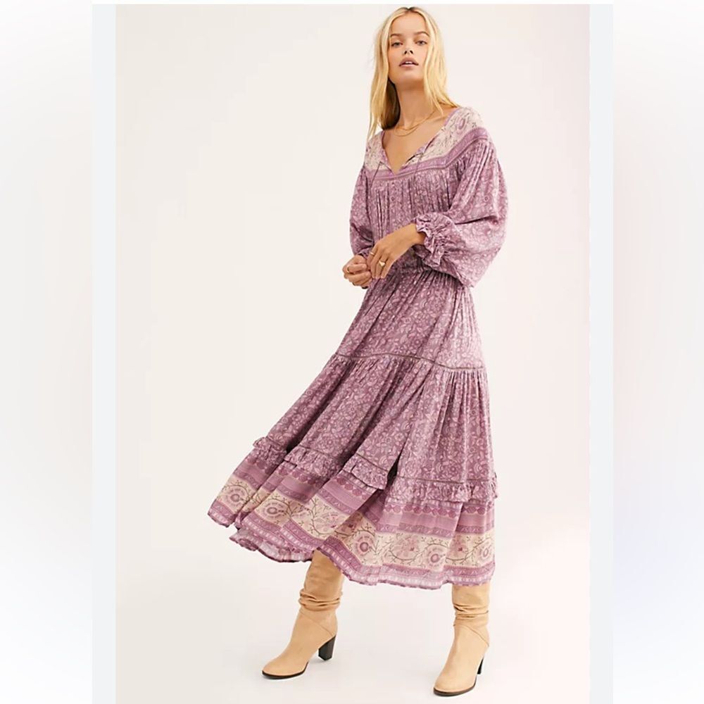 Spell & The Gypsy Collective Dahlia Gown
Mulberry I Floral Maxi Dress size M - Picture 2 of 10